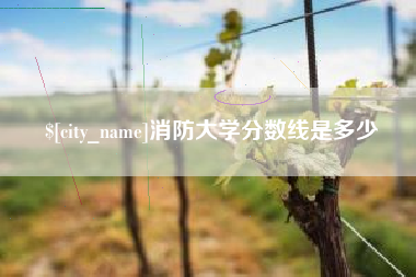 安达消防大学分数线是多少