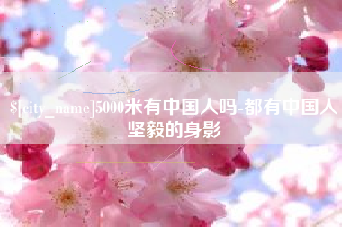安达5000米有中国人吗-都有中国人坚毅的身影