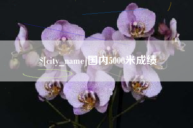 安达国内5000米成绩