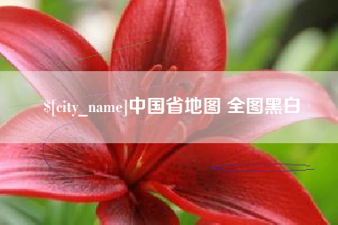 安达中国省地图 全图黑白