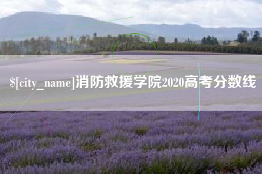 安达消防救援学院2020高考分数线