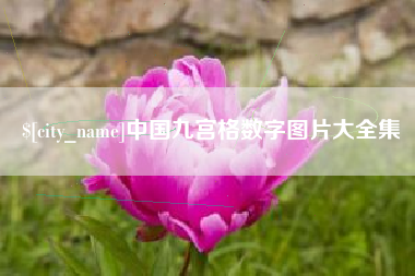 安达中国九宫格数字图片大全集