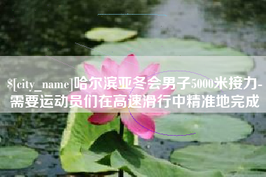 安达哈尔滨亚冬会男子5000米接力-需要运动员们在高速滑行中精准地完成