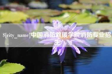 安达中国消防救援学院消防专业招生