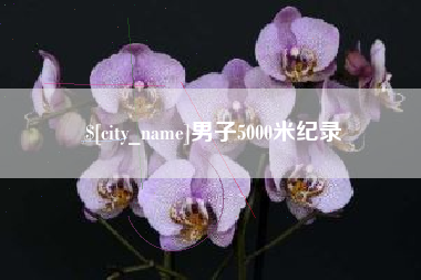 安达男子5000米纪录