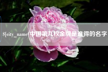 安达中国第九枚金牌是谁得的名字
