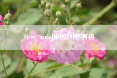 安达中国地图9宫格