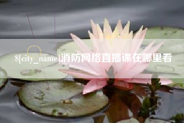 安达消防网络直播课在哪里看
