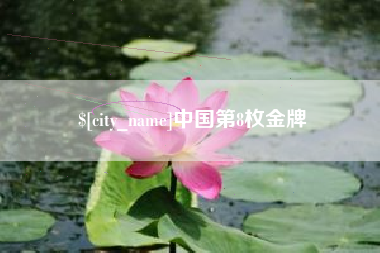 安达中国第8枚金牌