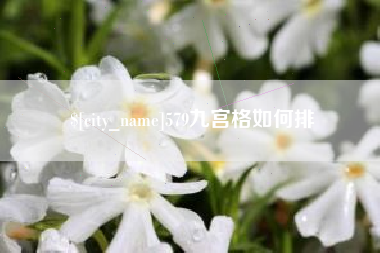安达579九宫格如何排
