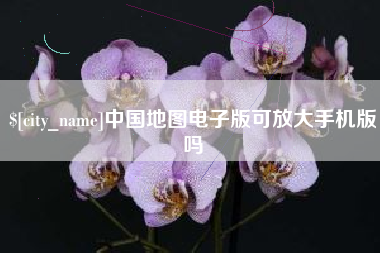安达中国地图电子版可放大手机版吗