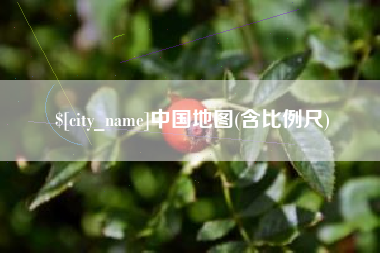安达中国地图(含比例尺)