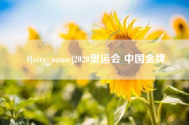 安达2020奥运会 中国金牌